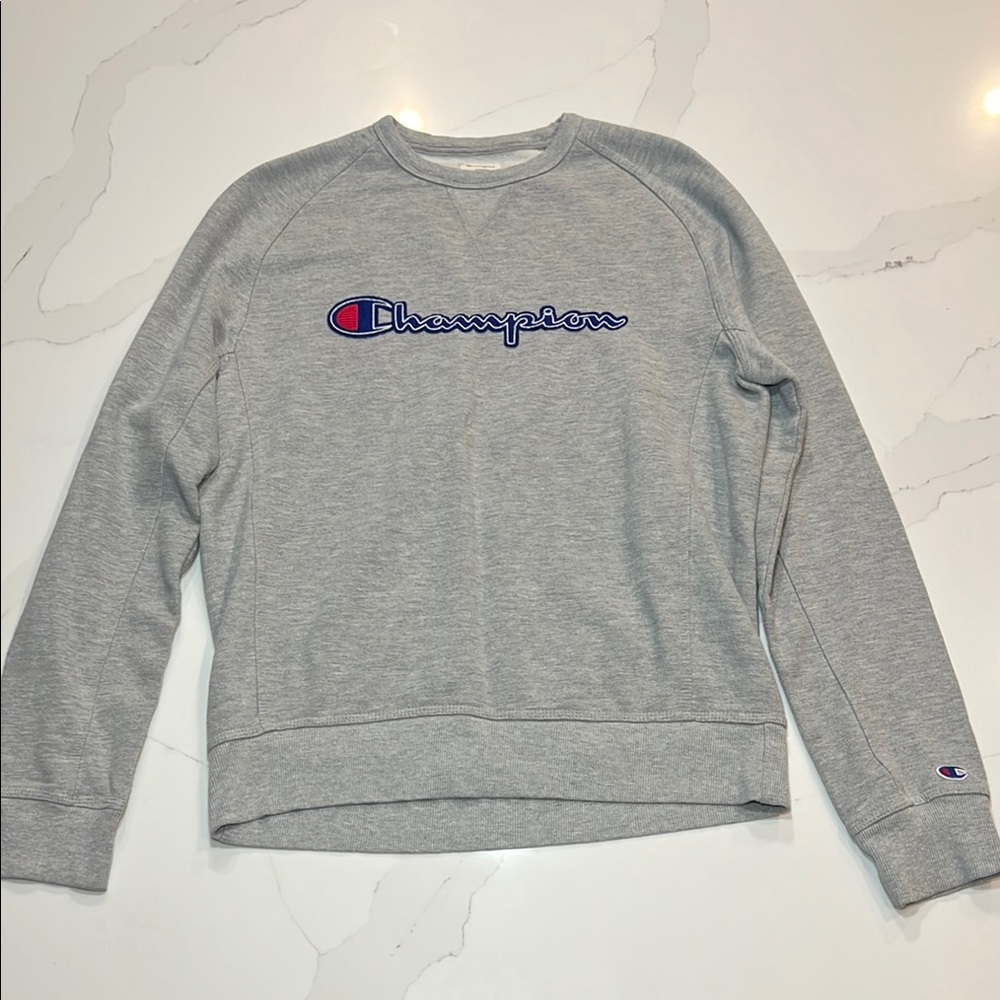 Champion Heather Gray Crewneck Sweatshirt